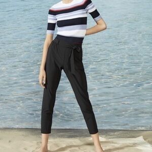 Banana Republic Performance Trouser Tie Waist Pants